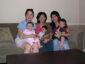 Nguyen and Nanette Ann and their kiddies